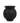 Terra Cotta Vase, Black