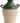 VASE URN SHAPED TERRACOTTA W/HANDLES NATURAL-GREEN