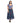 Ariel Skirt-Navy Pomegranate